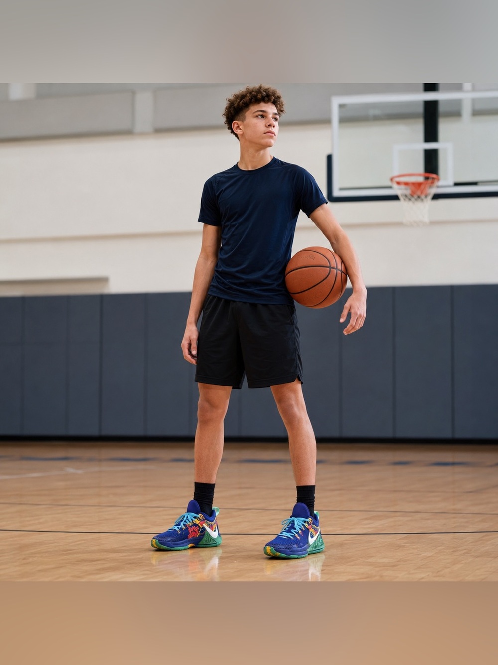 Nike LeBron Witness 7 Kaleidoscope Basketball Shoes Youth 6.5Y Women 8